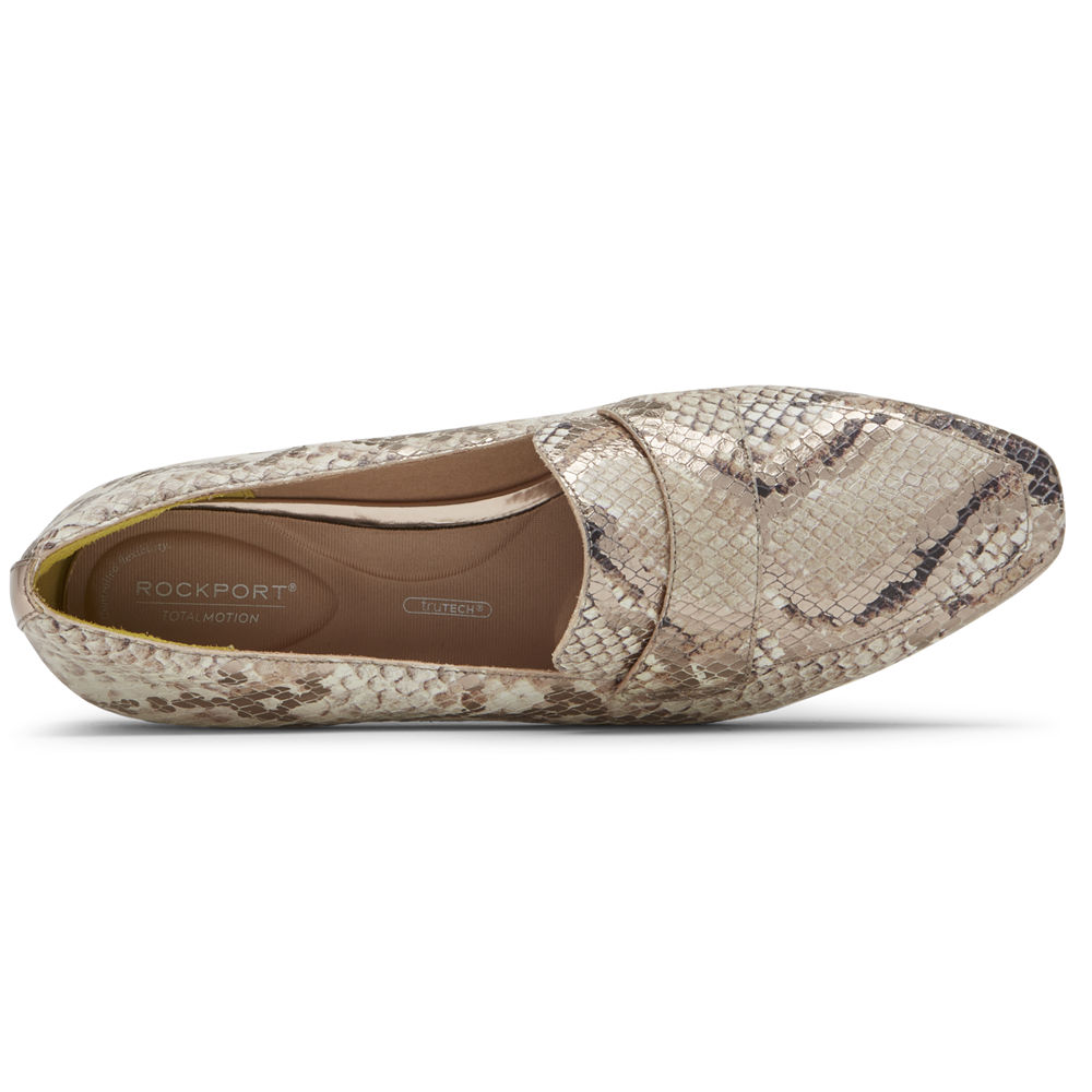 Rockport Loafers Dame Beige - Total Motion Laylani - YNCO72318